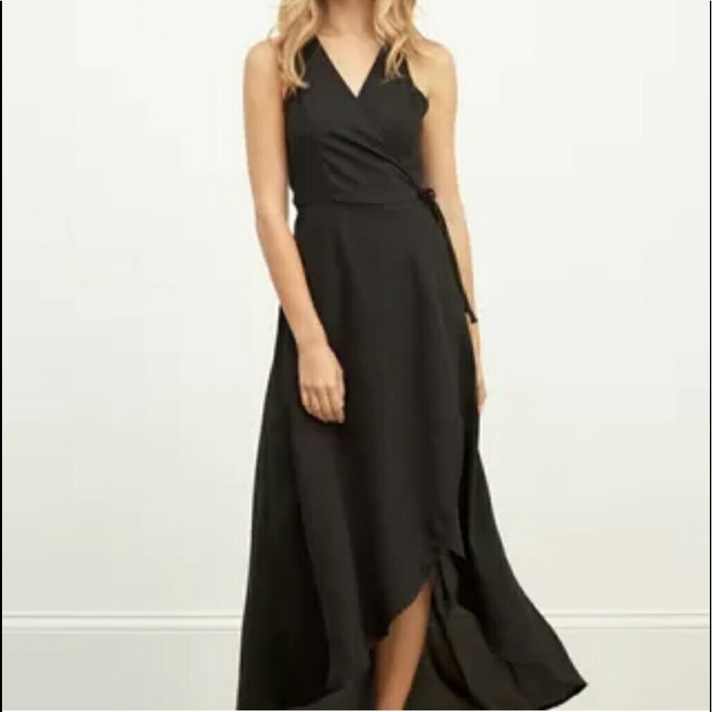 Abercrombie Black wrap dress NWOT